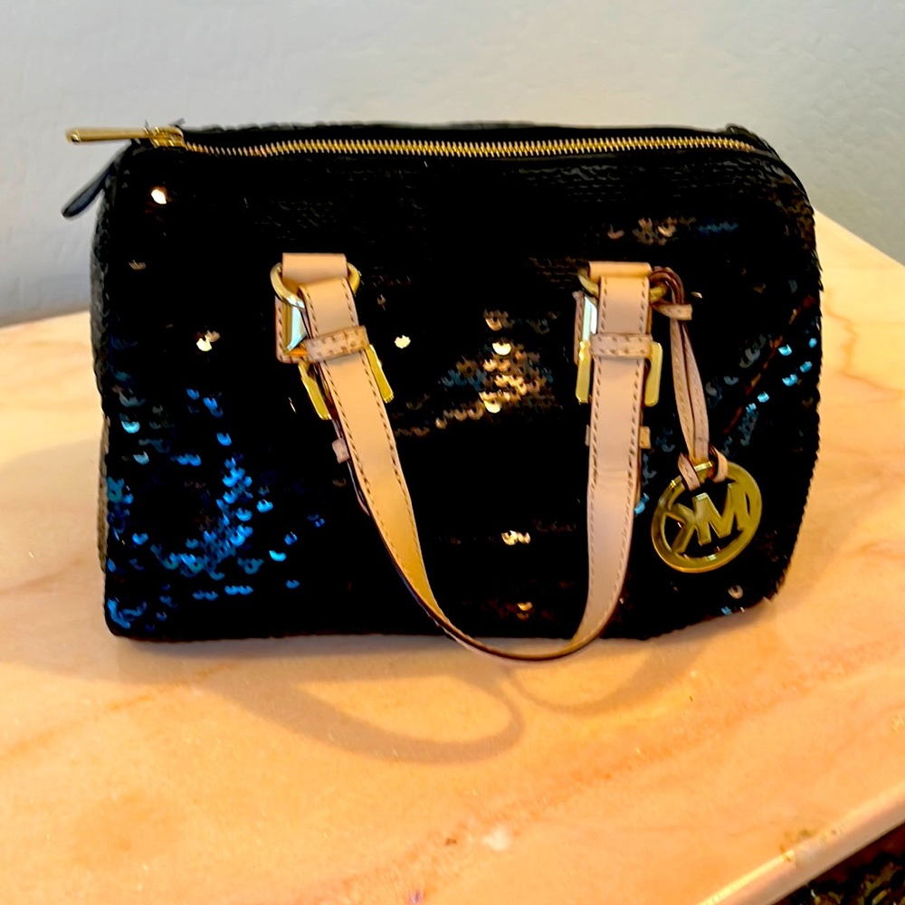Michael Kors Black sequenced bag